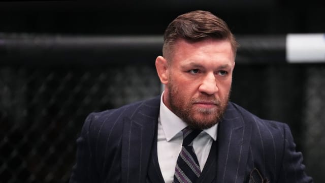 Conor McGregor inside the UFC Octagon for season 31 of "The Ultimate Fighter."